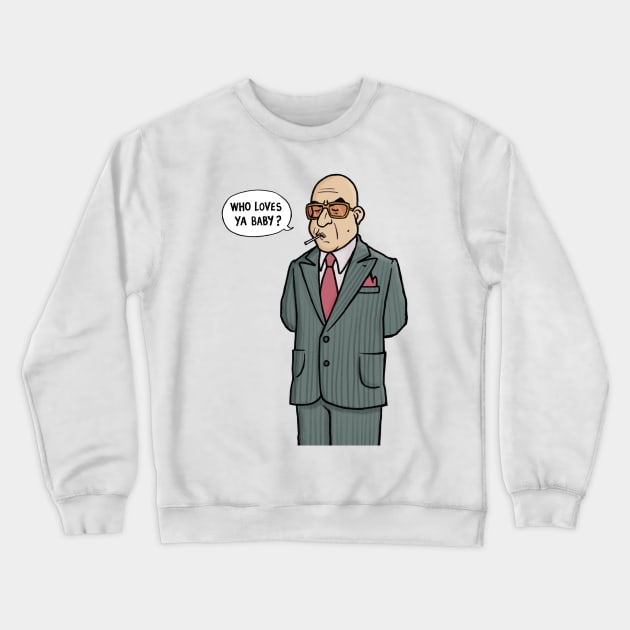 Kojak Crewneck Sweatshirt by CarlBatterbee